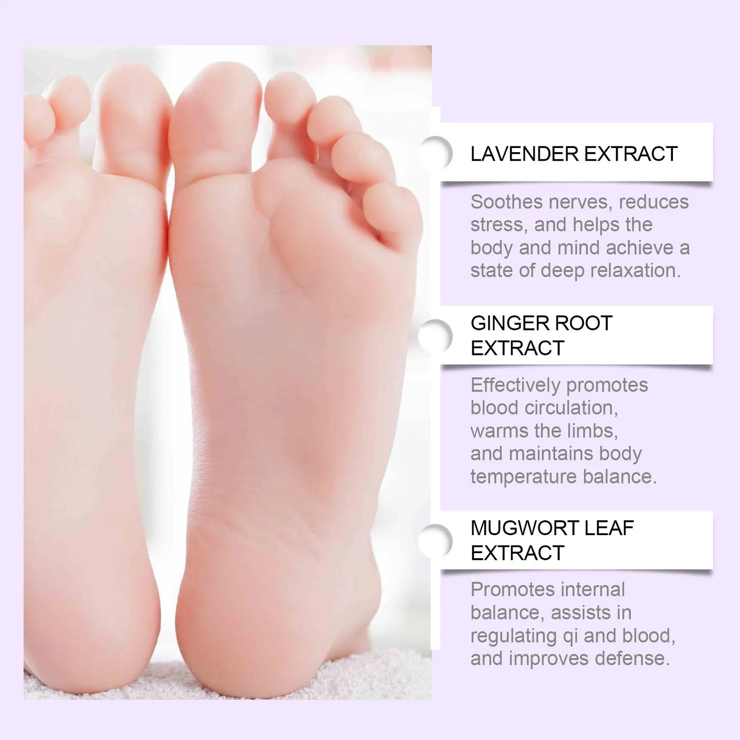 South Moon Lavender Infusion Foot Pads ( BUY 1 GET 1 FREE )