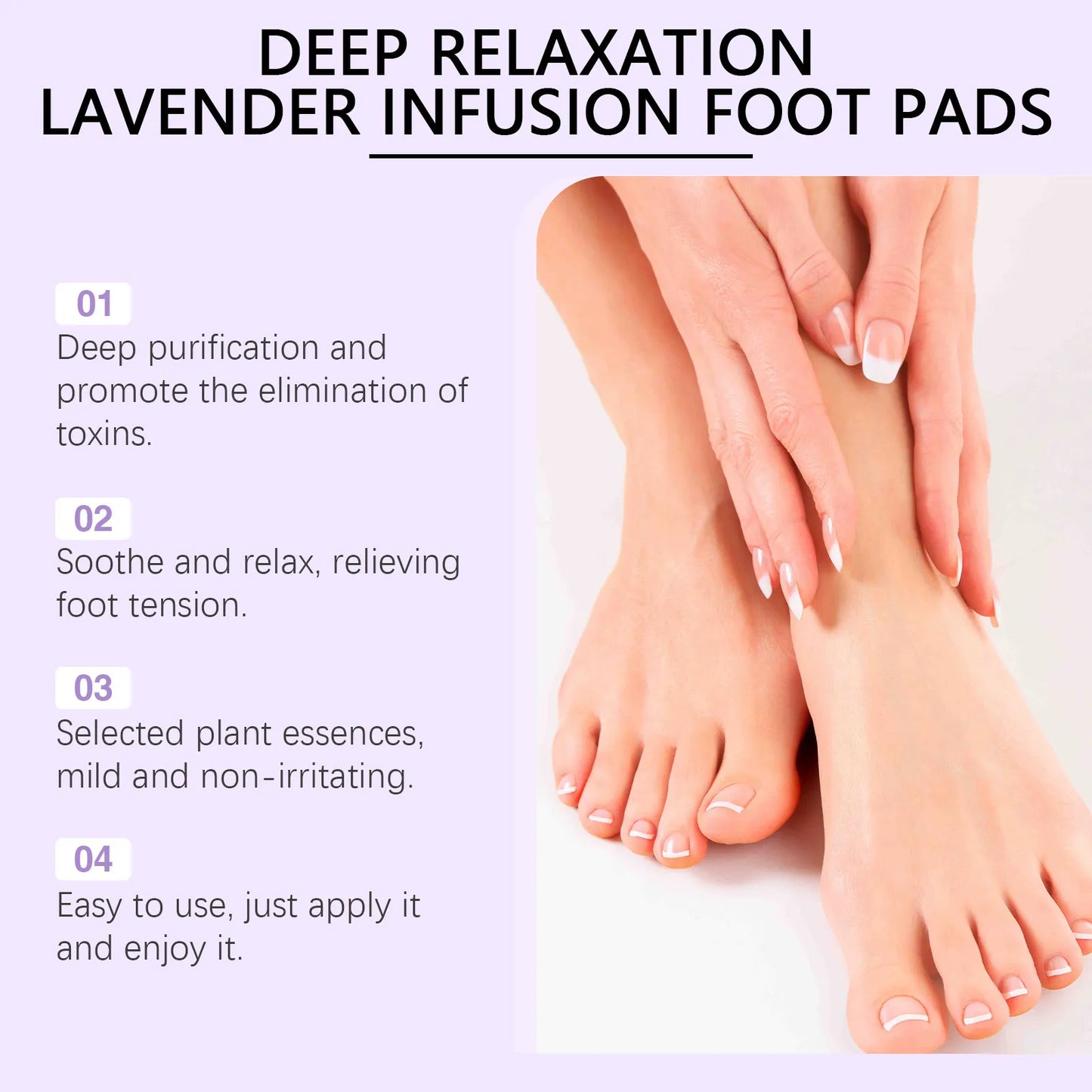 South Moon Lavender Infusion Foot Pads ( BUY 1 GET 1 FREE )
