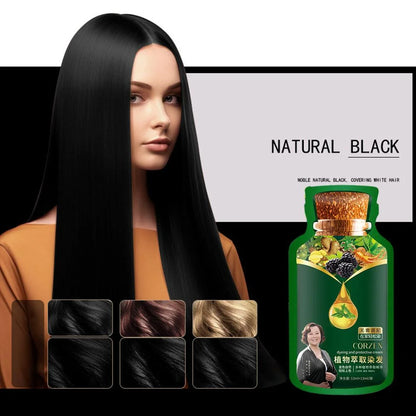 Korean Imported Bubble Plant Extract Hair Dye No Scalp Stain