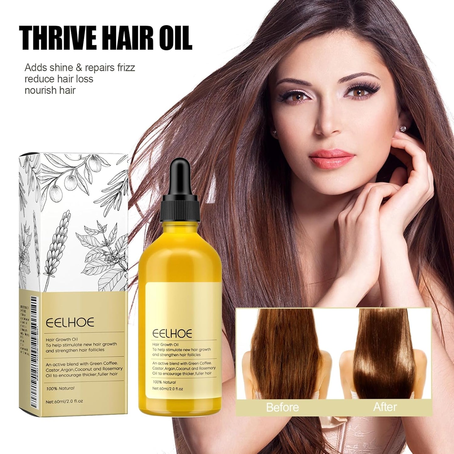 Imported Rosemary Hair Growth Oil ( BUY 1 GET 1 FREE )