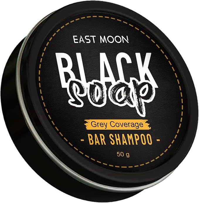2-pack East Moon Black Soap Bar Schampo
