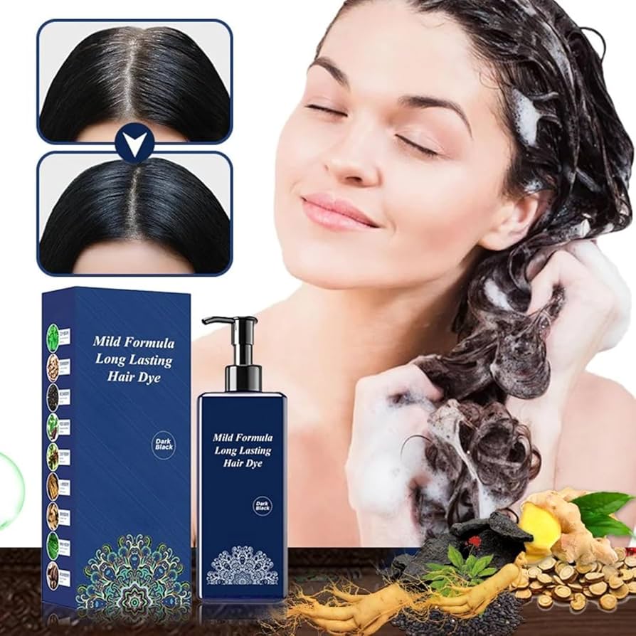 Grandma Plant Formula Hair Dye Shampoo