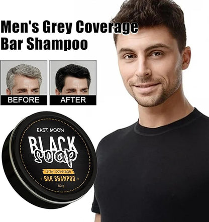 2-pack East Moon Black Soap Bar Schampo