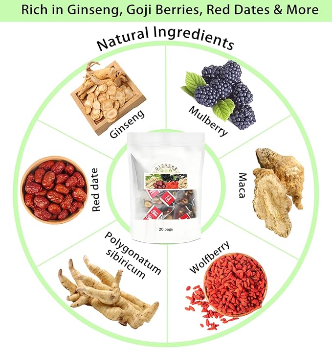 🍵✨ Monbrizz™ Ginseng Six Treasure Kidney Tea 🌿💪