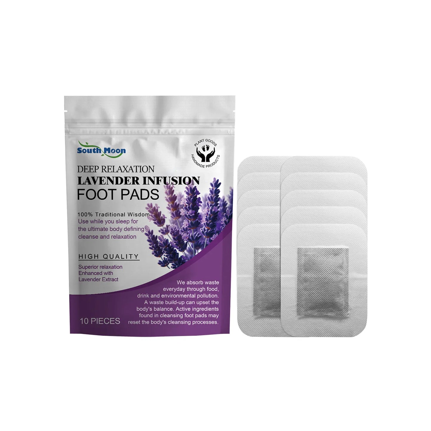 South Moon Lavender Infusion Foot Pads ( BUY 1 GET 1 FREE )