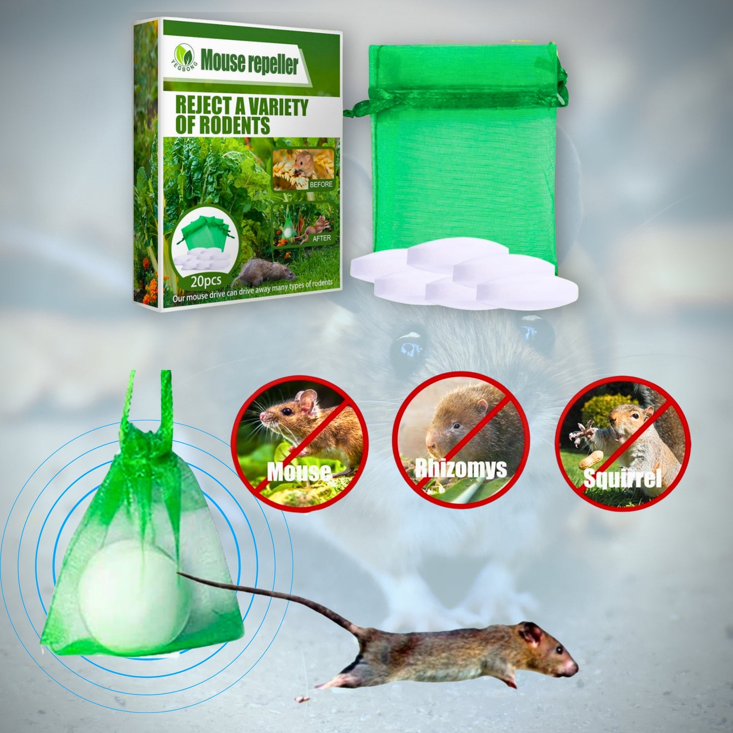 Rat Guard Repellent Ball - Ultimate Rodent Free Solution