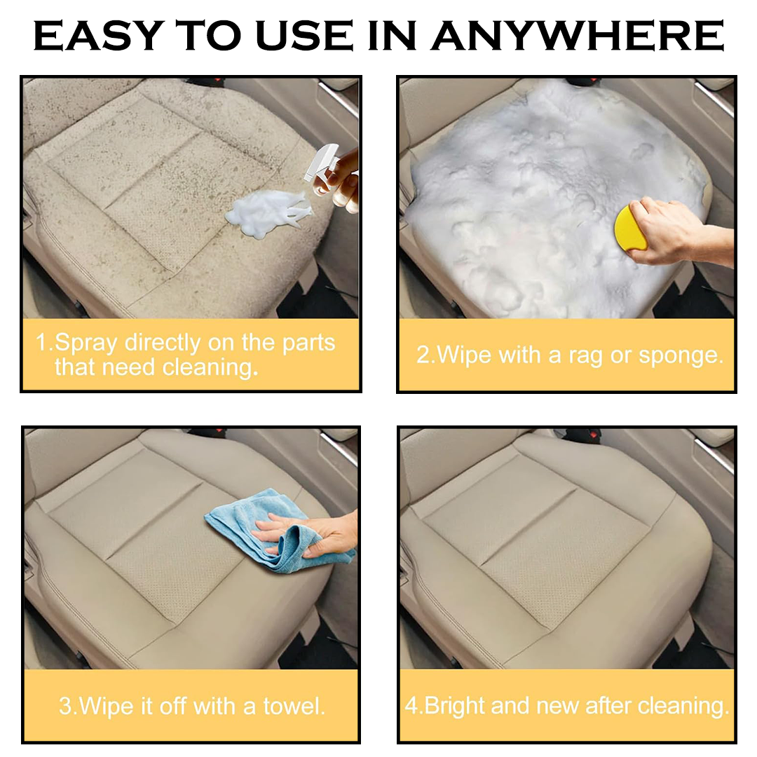 Multi-Purpose Foam Cleaner - Quick & Powerful Clean ( Buy 1 Get 1 Free )