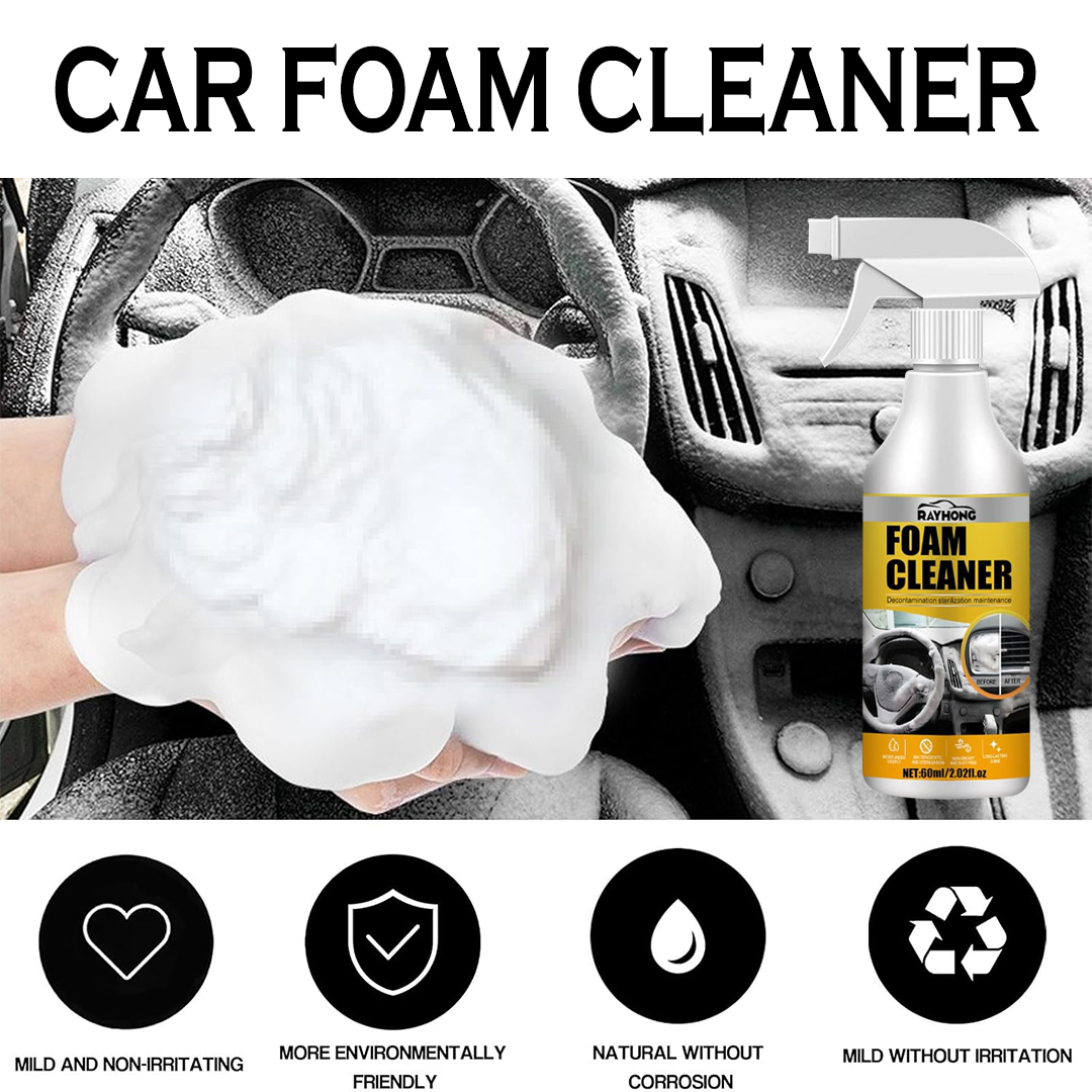 Multi-Purpose Foam Cleaner - Quick & Powerful Clean ( Buy 1 Get 1 Free )