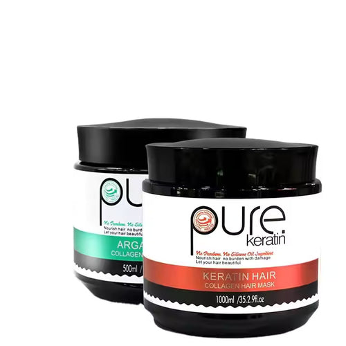 Pure Keratin & Argan  Collagen Hair Mask - Stronger, Smoother, Healthier Hair