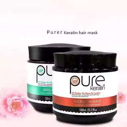 Pure Keratin & Argan  Collagen Hair Mask - Stronger, Smoother, Healthier Hair