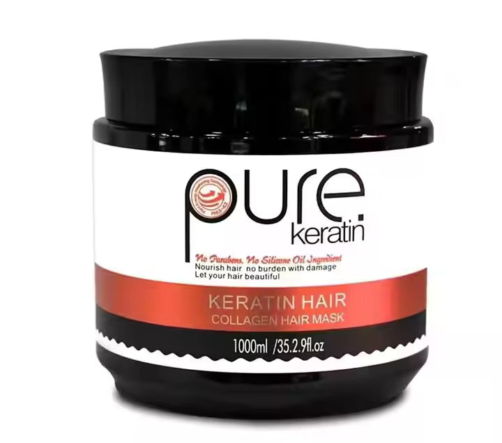 Pure Keratin & Argan  Collagen Hair Mask - Stronger, Smoother, Healthier Hair