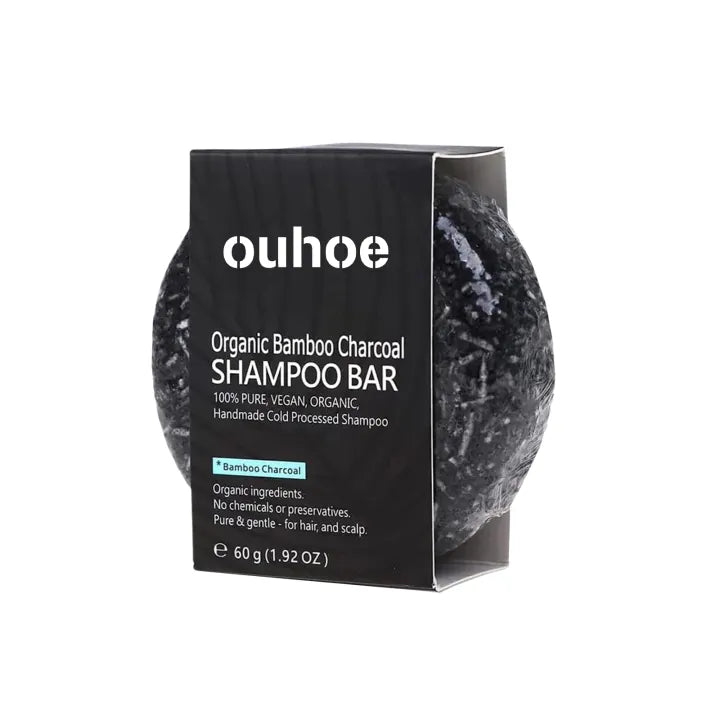 Ouhoe™ Organic Bamboo Charcoal Shampoo Soap 🌿🖤