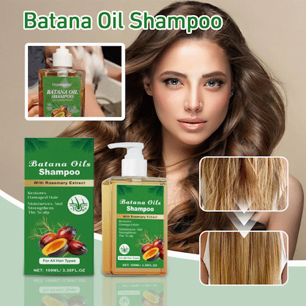Batana Oil Shampoo for Hair Growth with Rosemary Extract🌱✨