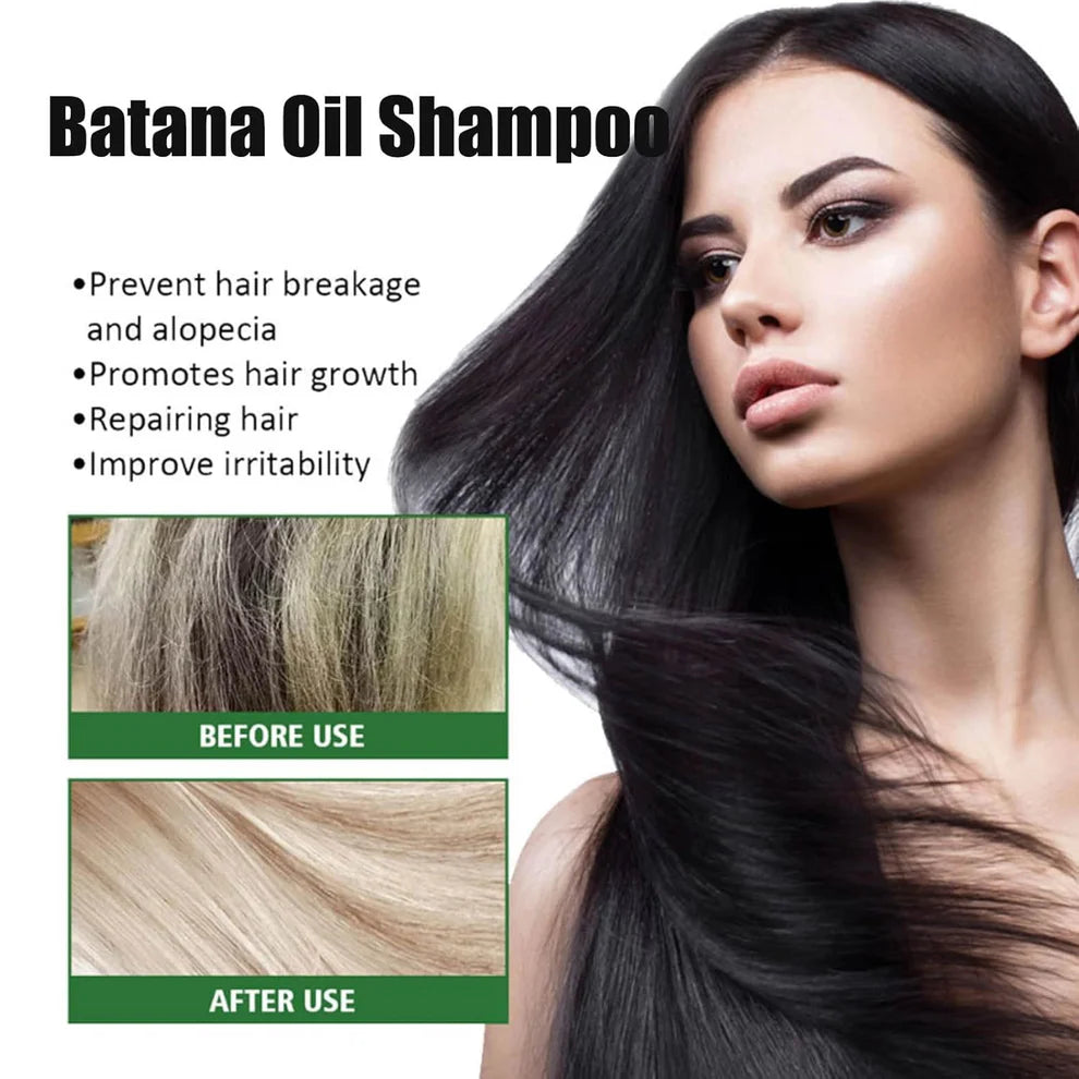 Batana Oil Shampoo for Hair Growth with Rosemary Extract🌱✨