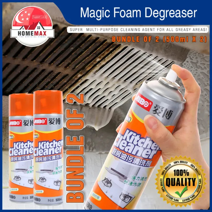 Multi Functional Magic Foam Kitchen Cleaner - Quick, Easy, Powerful Cleaning