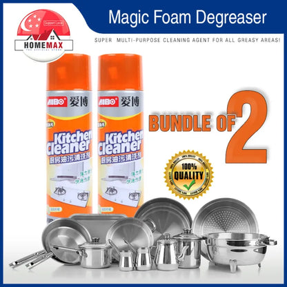 Multi Functional Magic Foam Kitchen Cleaner - Quick, Easy, Powerful Cleaning