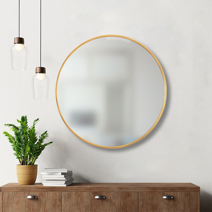 Mirror Wall Art Sticker - (Oval+Rectangular)