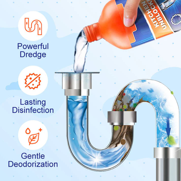 Powerful Pipe Cleaning Agent -  Securing Your Space from Germs