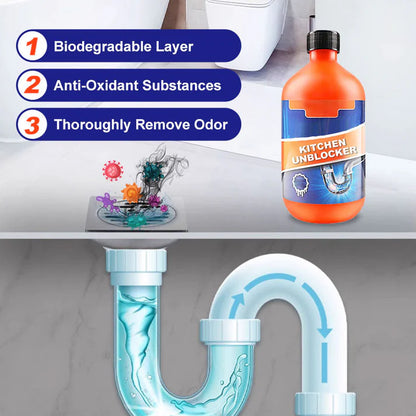 Powerful Pipe Cleaning Agent -  Securing Your Space from Germs