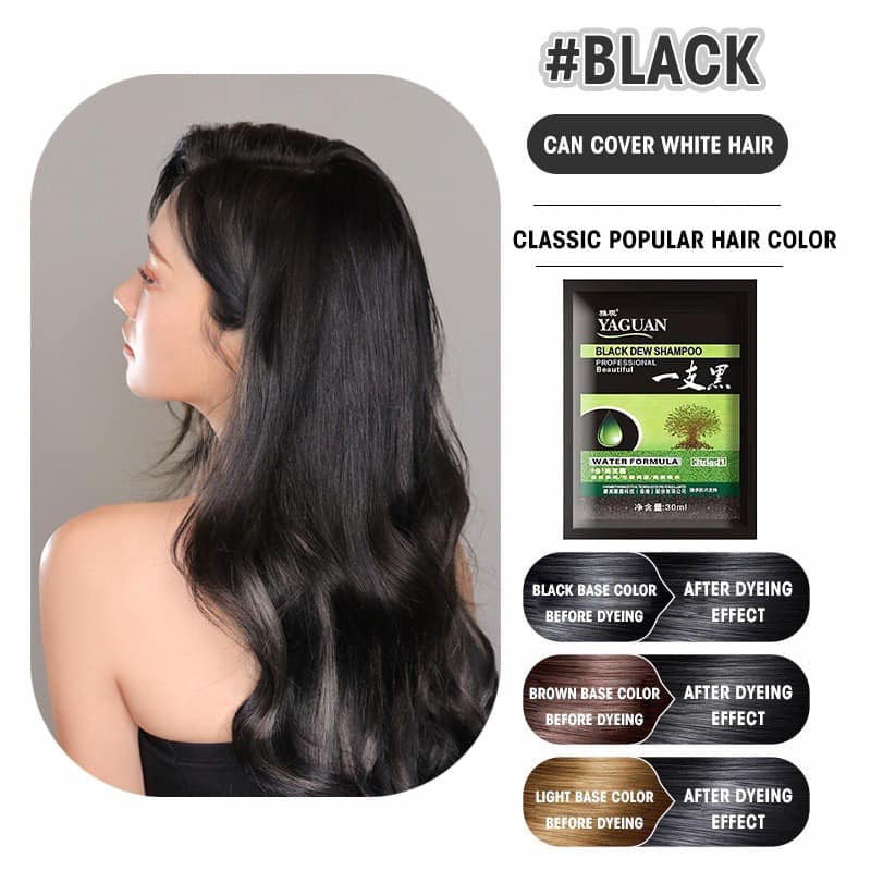 YAGUAN™ Hair Dye Shampoo ( Black / Brown )