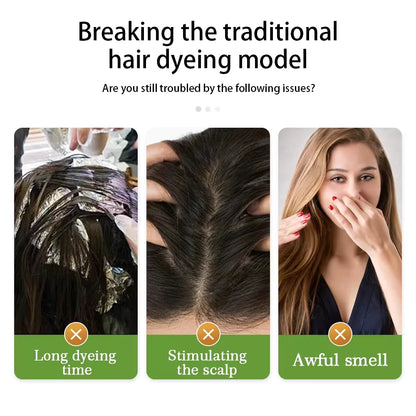 YAGUAN™ Hair Dye Shampoo ( Black / Brown )