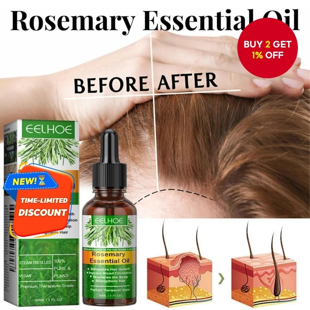 Rosemary Hair , Skin & body  Essentiall Oil  ( BUY 1 GET 1 FREE )