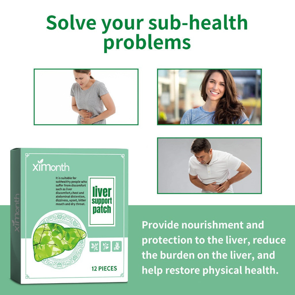 Ximonth Liver support Patch ( Pack of 12 Pcs )