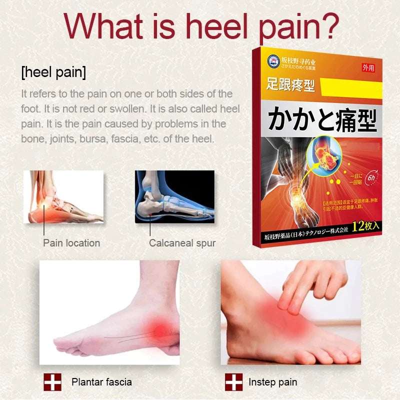 Heel Pain Acupoint Pressure Stimulation patch 👣✨