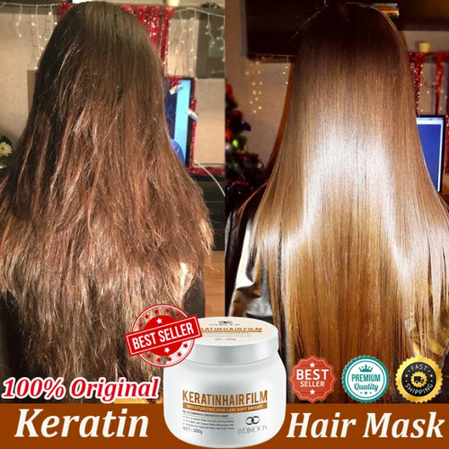 LydiMoon Keratin Hair Film - Revitalize Frizzy, Dry, and Damaged Hair Fast