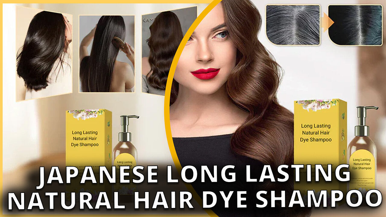 Everglow Japanese Long Lasting Natural Hair Dye Shampoo